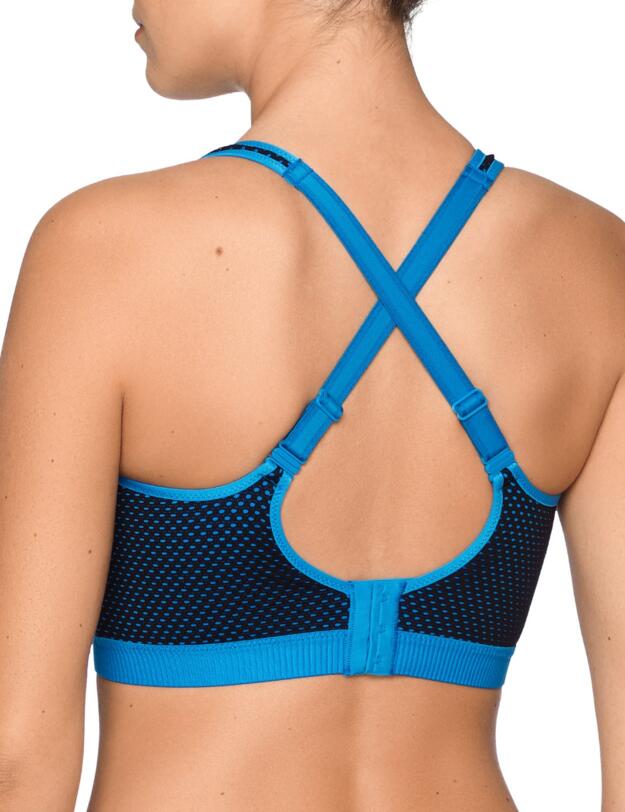 6000216 Prima Donna Sport The Mesh Padded Sports Bra - 6000216 Blue Crush