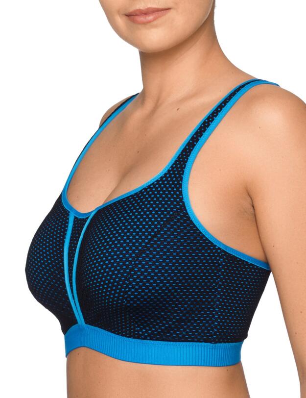6000216 Prima Donna Sport The Mesh Padded Sports Bra - 6000216 Blue Crush