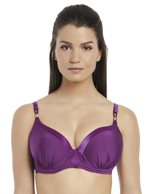 6405 Fantasie Rio Bueno Moulded Gathered Bikini Top - 6405 Mixed Berries