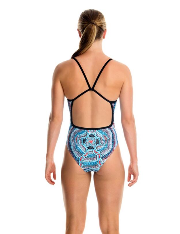 FS16G01500 Funkita Girls Barnamboo Single Strap One Piece Swimsuit - FS16G01500 Barnamboo