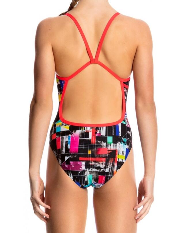 FS16G01802 Funkita Test Signal Single Strap One Piece Swimsuit - FS16G01802 Test Signal