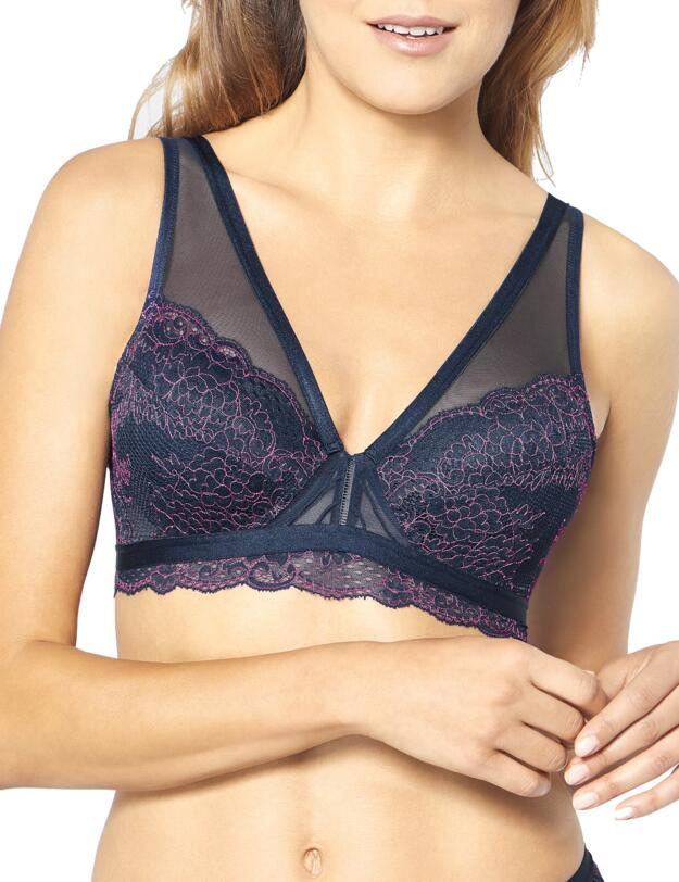 10194090 Triumph Style Spotlight Underwired Padded Bra - 10194090 Deep Water