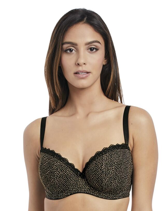 Freya Summer Haze Underwired Padded Half Cup Black