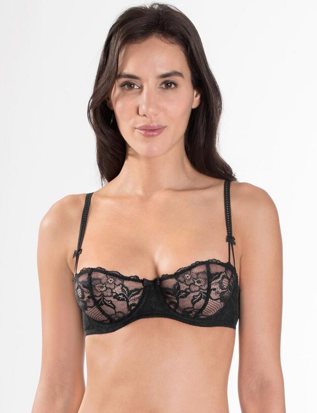 EG14 Aubade La Parisienne Half Cup Bra - EG14 Noir