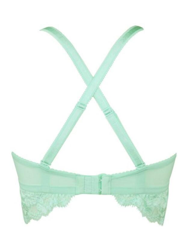 1501 Pour Moi Amour Underwired Bralette Bra Top - 1501 Mint/Silver