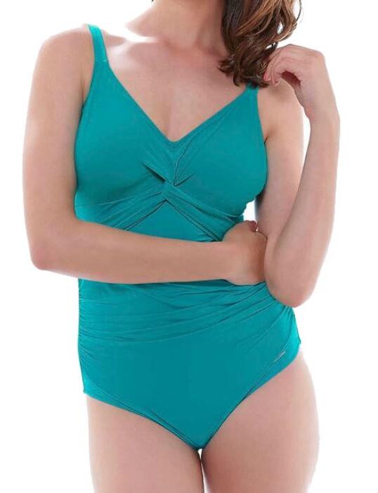 5754 Fantasie Versailles Twist Front Swimsuit - 5754 Jade