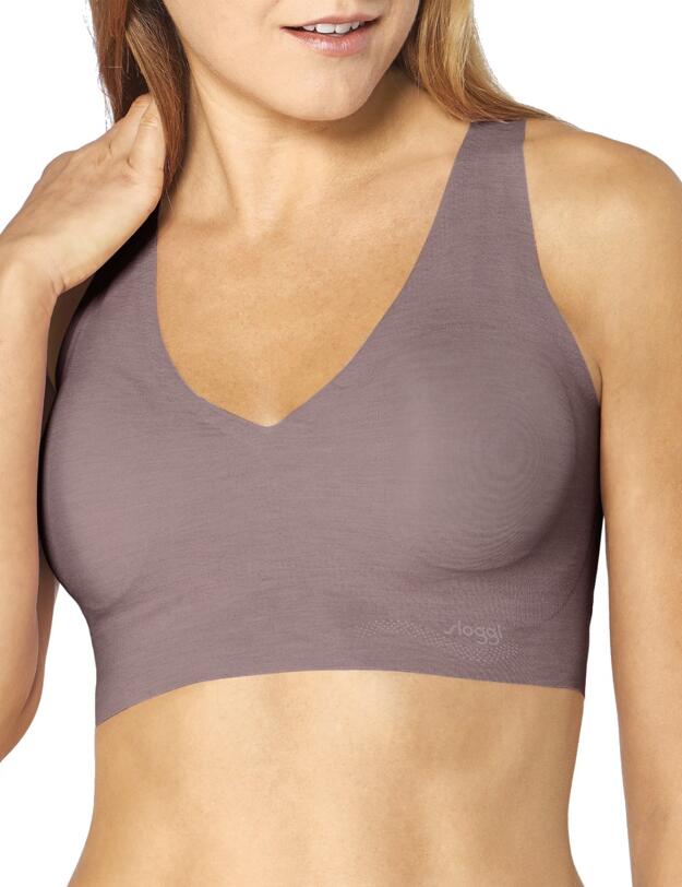 10194059 Sloggi Zero Feel Natural Bralette Bra Top - 10194059 Rosewood