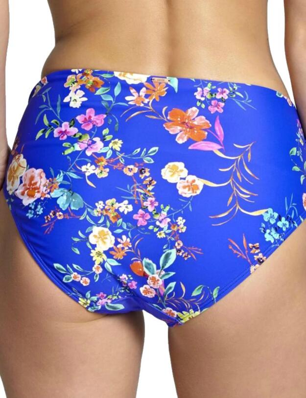 SW1056 Panache Florentine Midi Bikini Pant - SW1056 Cobalt/Floral