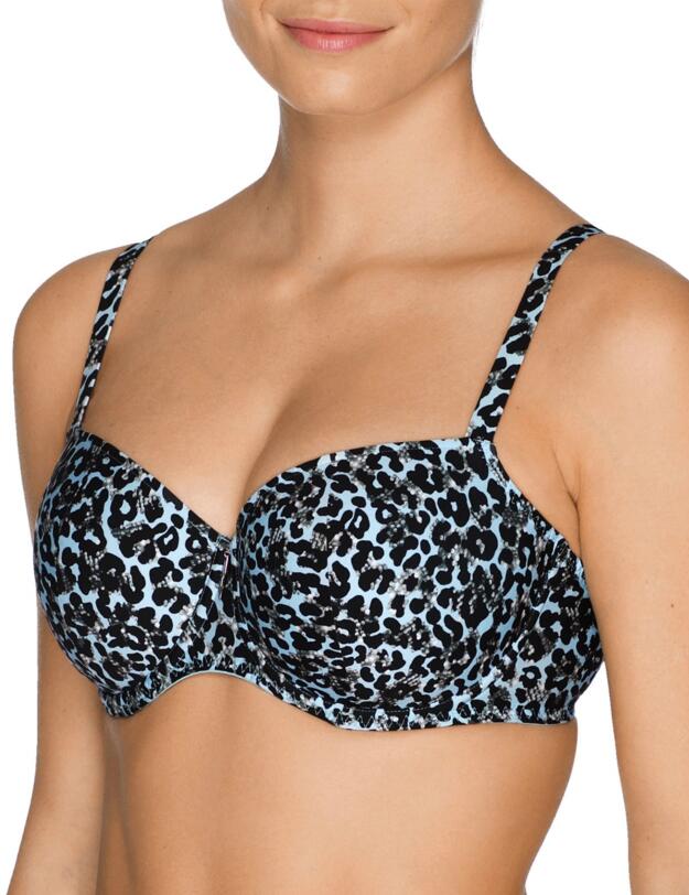 0241632/0241633 Prima Donna Twist Tropical Balcony Bra - 0241632/0241633 Blue Gel