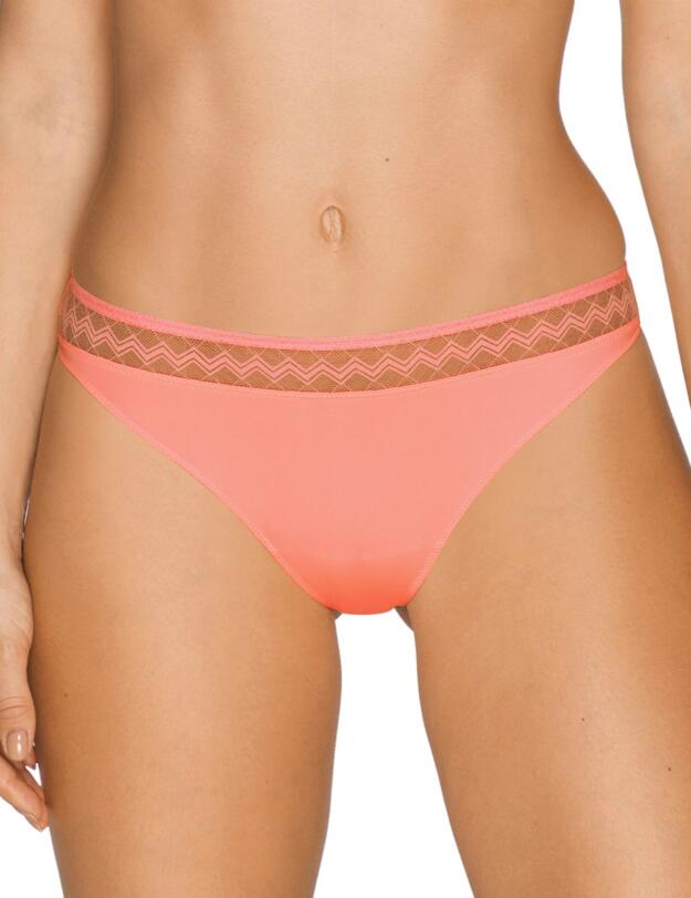 0641640 Prima Donna Twist Zig Zag Thong - 0641640 Sweet Peach