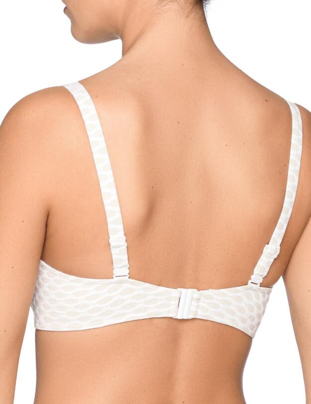 4003016 Prima Donna Swim Salsa Padded Balcony Bikini Top  - 4003016 White Yacht