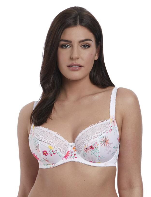 3101 Freya Florri Underwired Plunge Bra - 3101 White