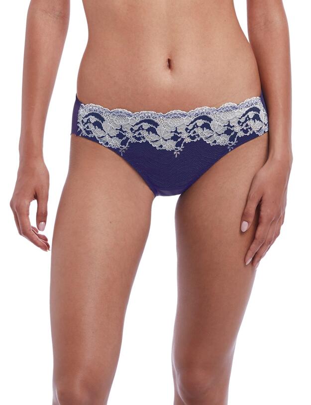 846256 Wacoal Lace Affair Brief - 846256 Patriot Blue/Halogen