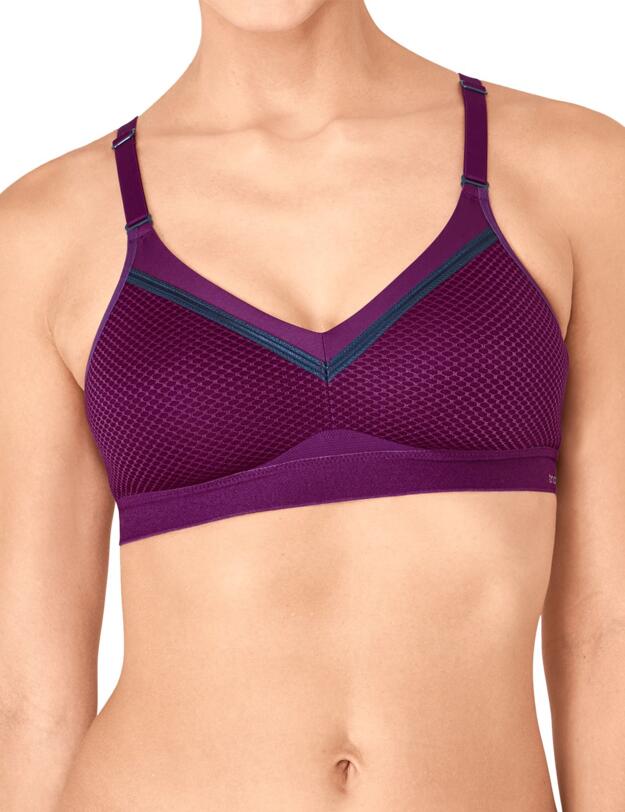 10164116 Triumph Triaction Free Motion Non-Wired Sports Bra - 10164116 Intensive Violet