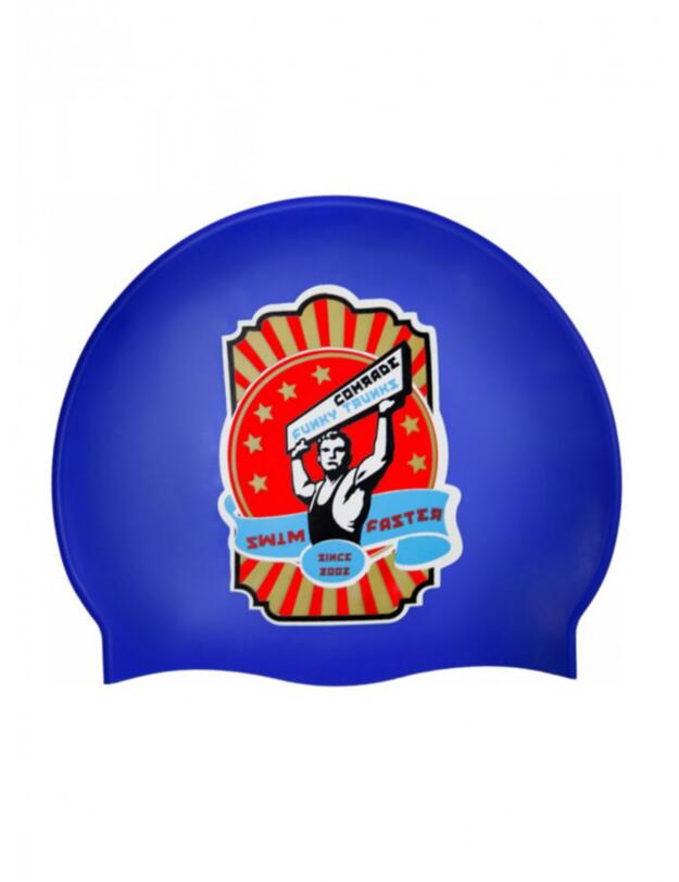 FT9900476 Funky Trunks Swim Comrade Silicone Swimming Cap - FT9900476 Swim Comrade