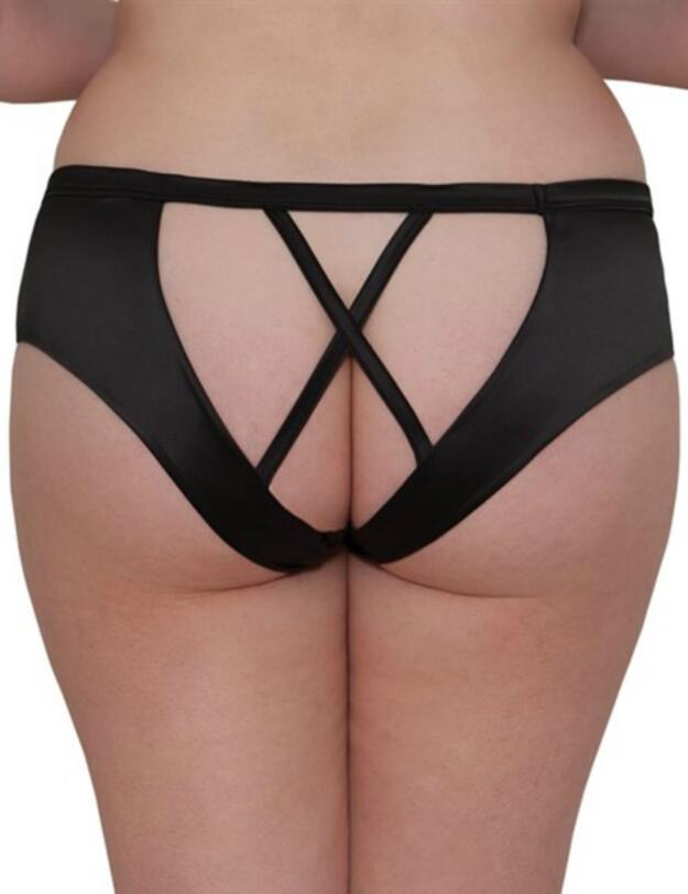 ST3503 Scantilly By Curvy Kate Voodoo Ouvert Brief - ST3503 Black
