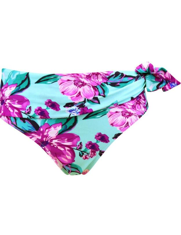86003 Pour Moi? Heatwave Fold Over Tie Brief - 86003 Aquaburst