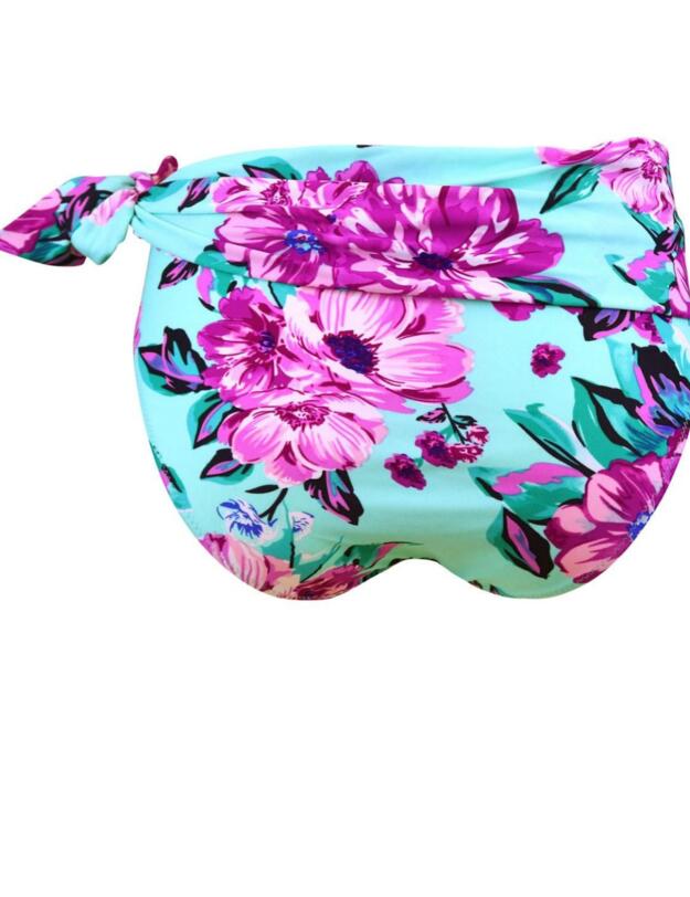 86003 Pour Moi? Heatwave Fold Over Tie Brief - 86003 Aquaburst