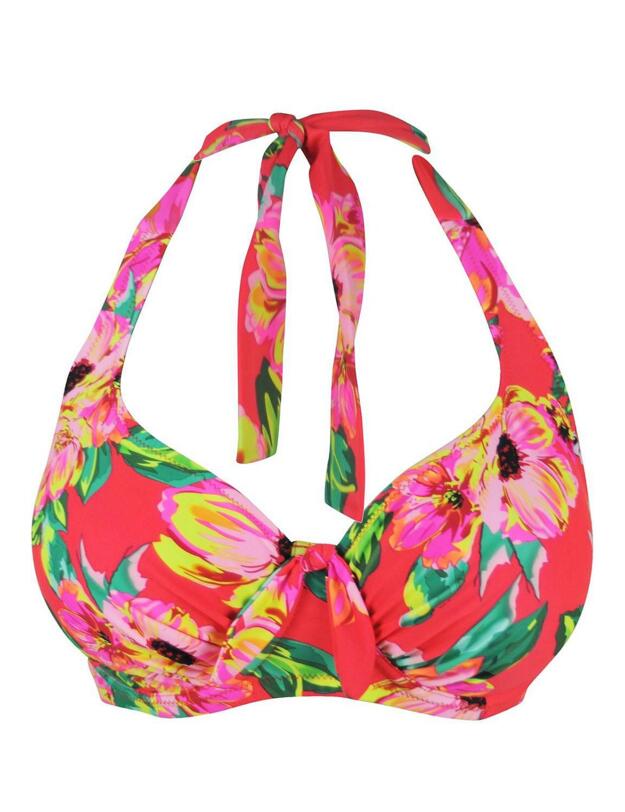 86002 Pour Moi? Heatwave Underwired Halterneck Top - 86002 Tropical