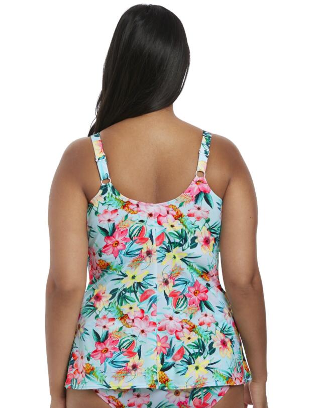 7151 Elomi Aloha Moulded Tankini Adjustable Neckline - 7151 Aqua