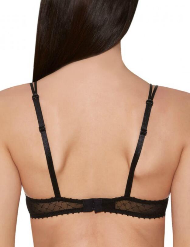 EF18 Aubade Wandering Love Push-Up Plunge Bra - EF18 Noir