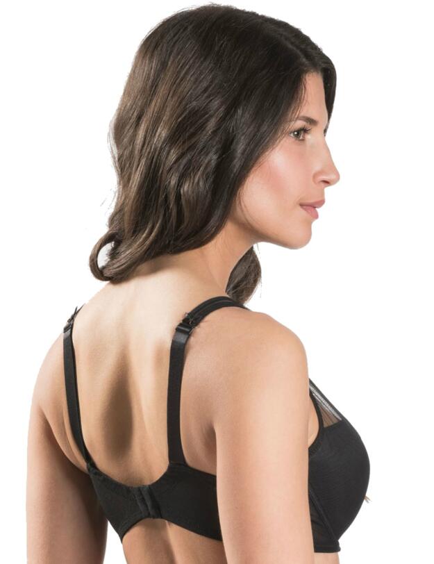 FM12-02 Aubade Nudessence Comfort Triangle Plunge Bra - FM12-02 Noir