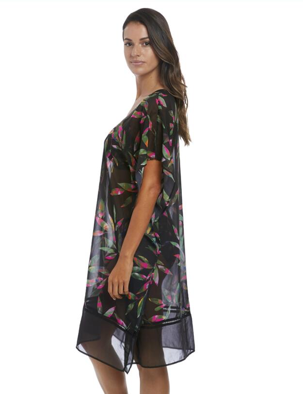 6553 Fantasie Palawan Kaftan - 6553 Black