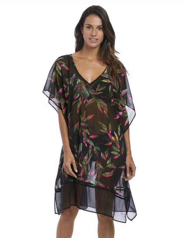 6553 Fantasie Palawan Kaftan - 6553 Black