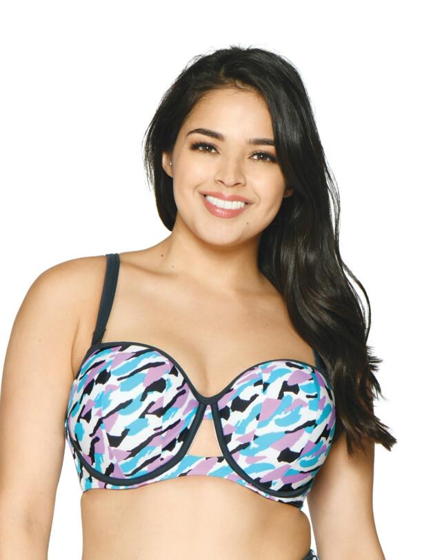 CS004307 Curvy Kate Miami Heat Bandeau Bikini Top - CS004307 Print Mix