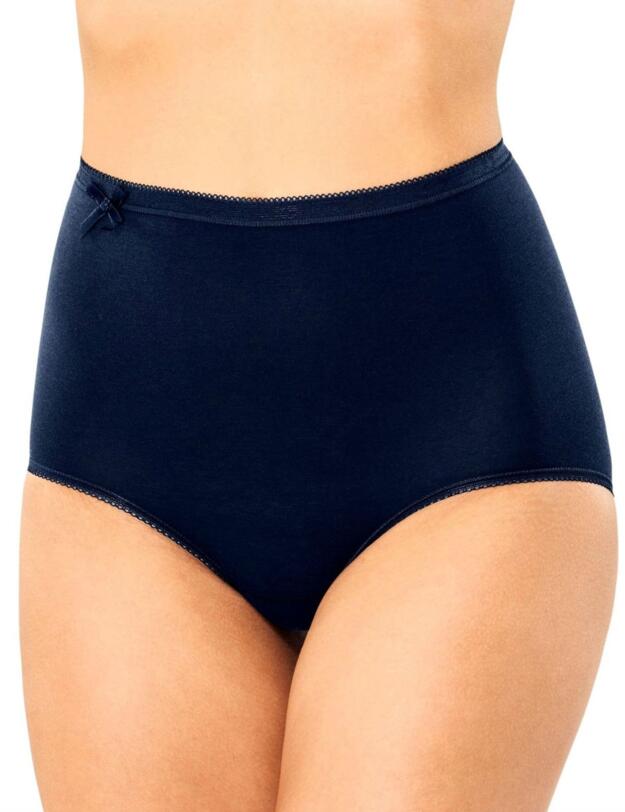 10189217 Sloggi Basic Maxi Brief 3 Pack - 10189217 Blue/Dark Combination