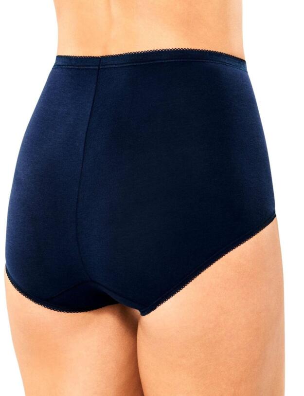 10189217 Sloggi Basic Maxi Brief 3 Pack - 10189217 Blue/Dark Combination