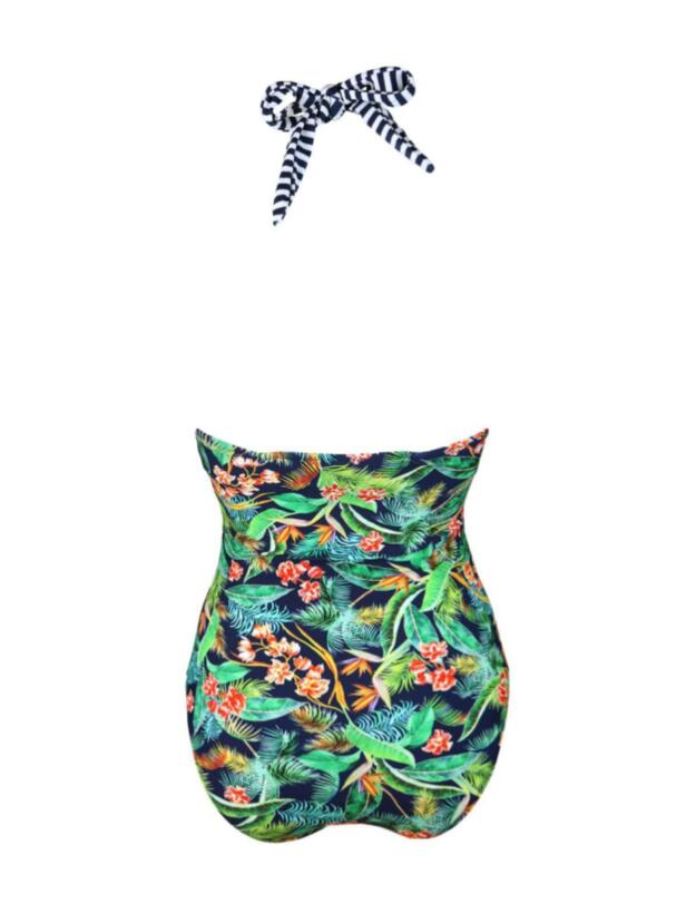 13407 Pour Moi Havana Breeze Halterneck Swimsuit - 13407 Multi