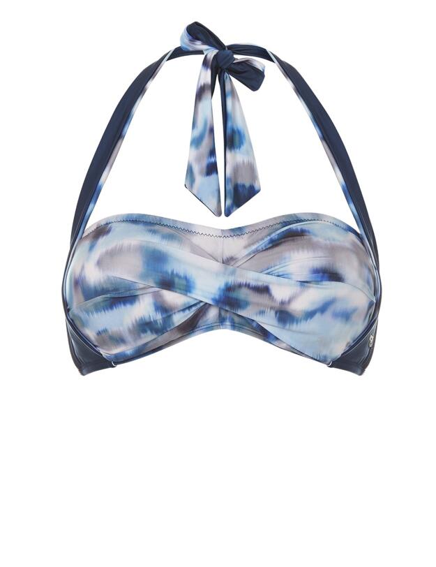 05-1333 SeaSpray Casablanca Multiway Bikini Top - 05-1333 Blue Grey