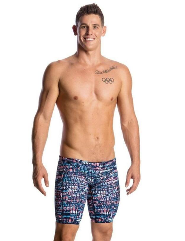 FT37M01746 Funky Trunks Mens Lotsa Dots Training Jammers - FT37M01746 Lotsa Dots