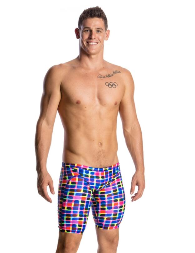 FT37M01776 Funky Trunks Mens Inked Training Jammers - FT37M01776 Inked