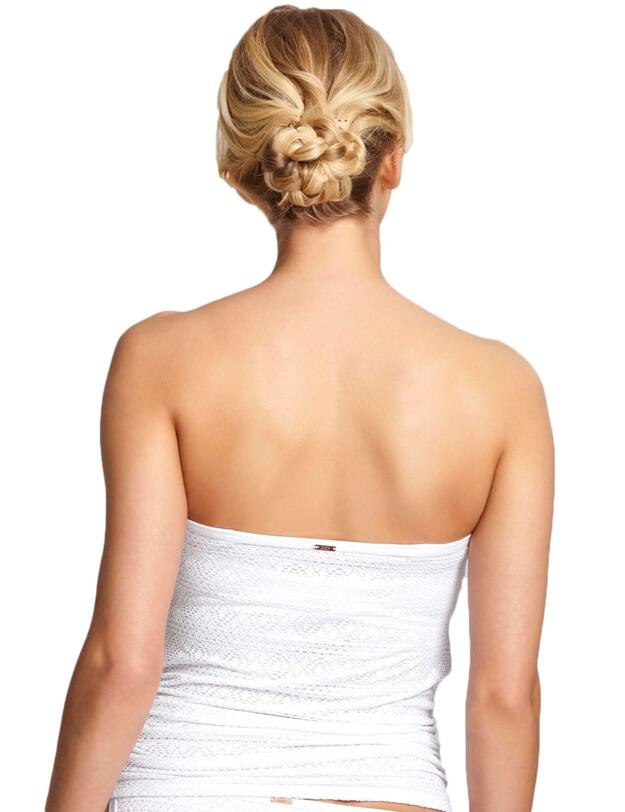 SW1251 Panache Anya Crochet Bandeau Tankini Top - SW1251 White
