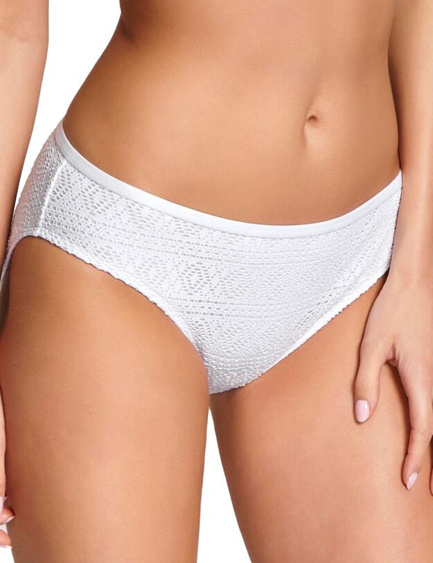 SW1256 Panache Anya Crochet Classic Bikini Brief - SW1256 White