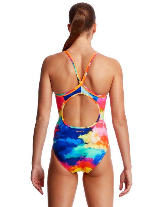 FS11L02177 Funkita Ladies Cumulus Diamond Back One Piece Swimsuit - FS11L02177 Cumulus