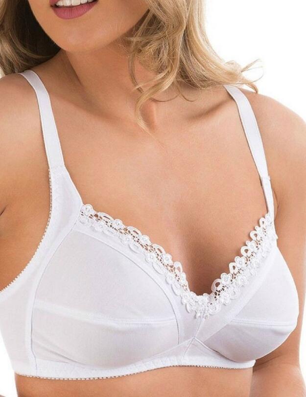 5243 Naturana Non Wired Non Padded Soft Cup Bra - 5243 White