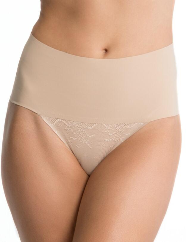 SP0615 Spanx Undie-tectable Lace Thong - SP0615 Soft Nude