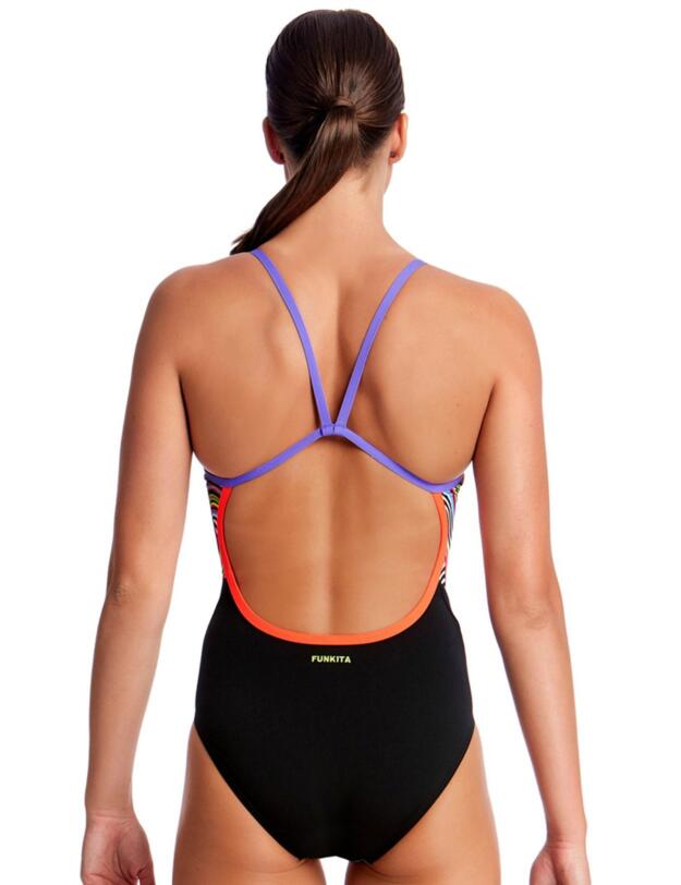 FS15L02066 Funkita Ladies Dripping Single Strap One Piece Swimsuit - FS15L02066 Dripping