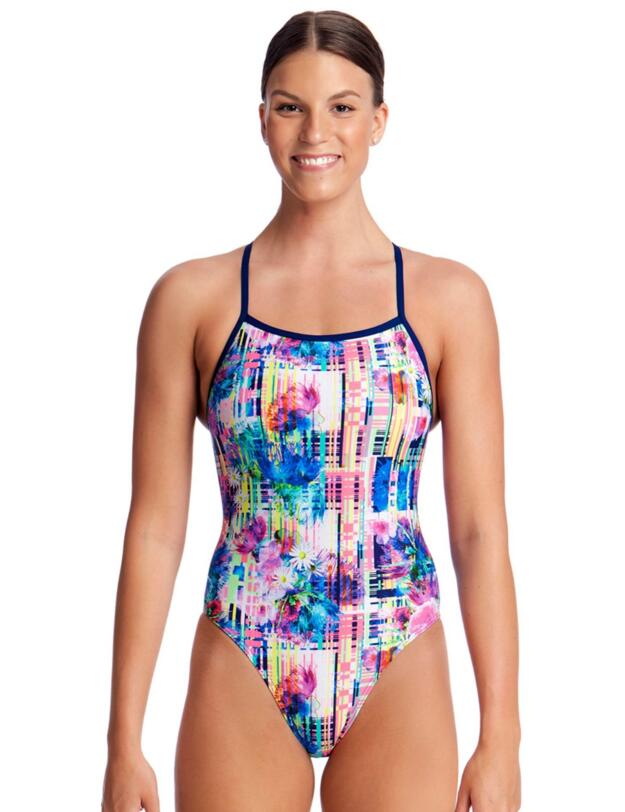 FSK001L02055 Funkita Ladies Alba Wild Tie Me Tight One Piece Swimsuit - FKS001L02055 Alba Wild