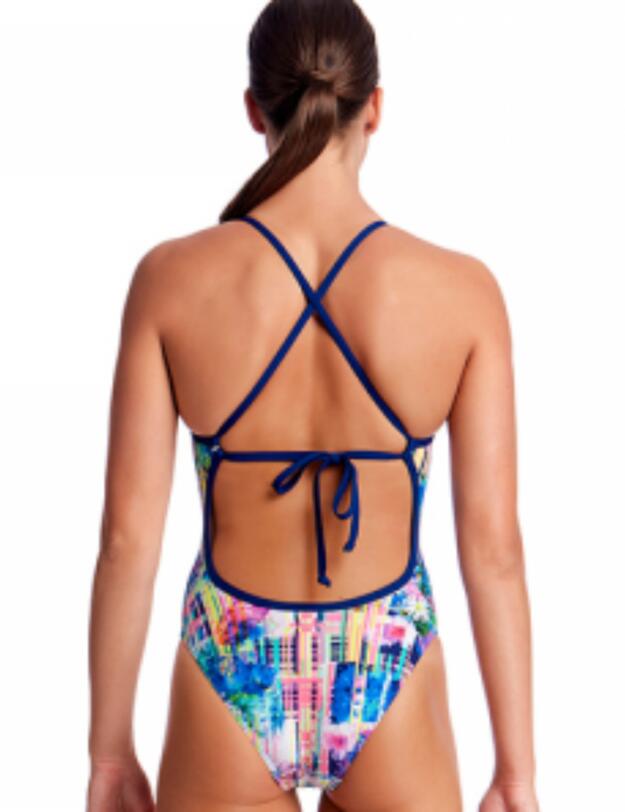 FSK001L02055 Funkita Ladies Alba Wild Tie Me Tight One Piece Swimsuit - FKS001L02055 Alba Wild
