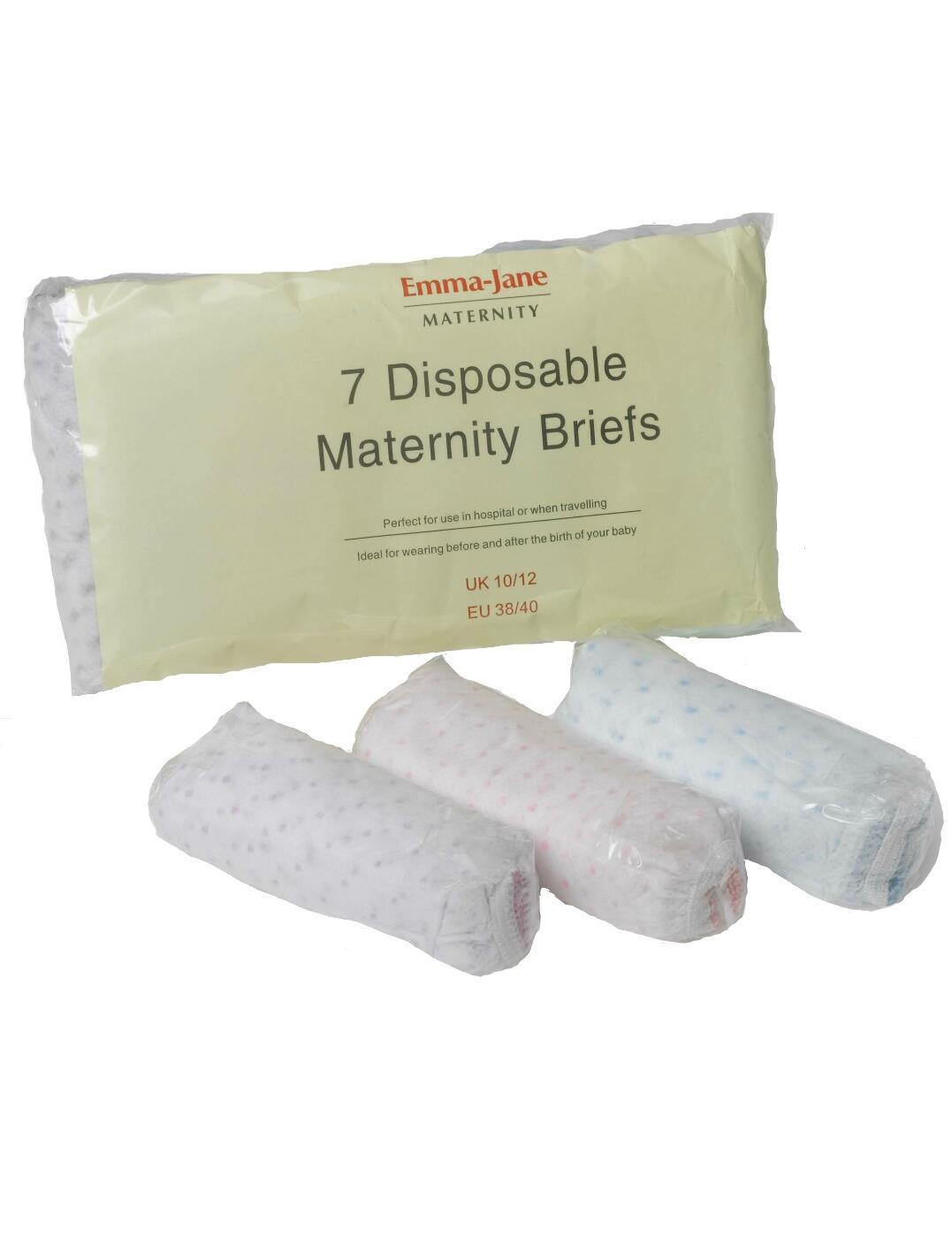 511 Emma Jane Disposable Maternity Briefs (Pack of 7) - 511 Multi