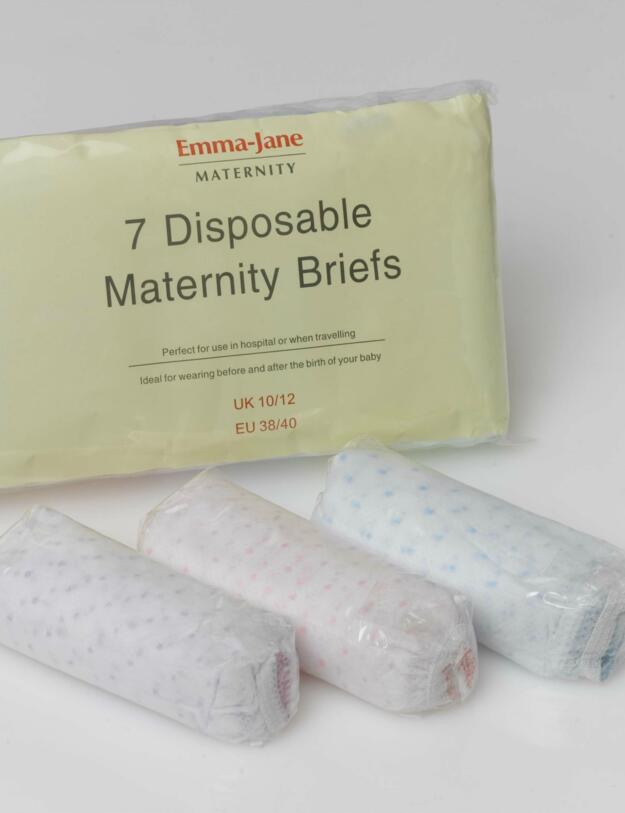 511 Emma Jane Disposable Maternity Briefs (Pack of 7) - 511 Multi
