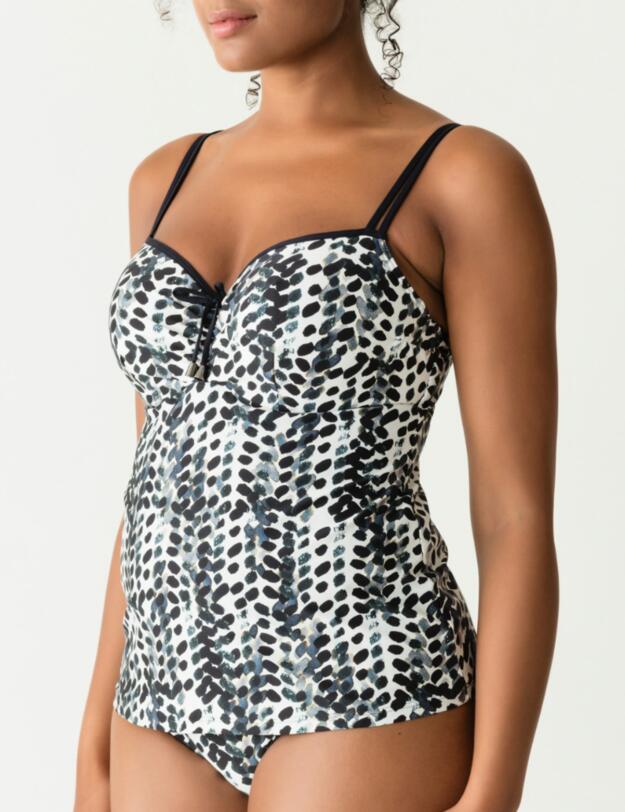 400870 Prima Donna Swim Road Trip Tankini Top - 4004870 Blue Print