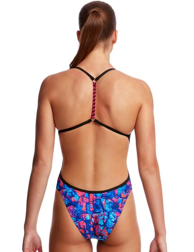 FKS010L02203 Funkita Ladies Rusted Twisted One Piece Swimsuit - FKS010L02203 Rusted
