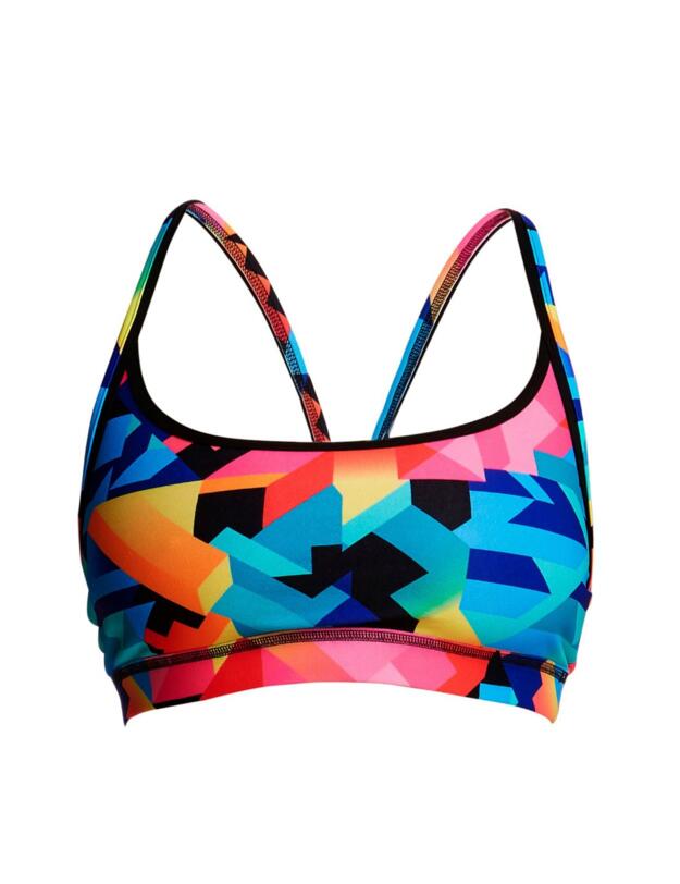FS02L02204 Funkita Ladies Colour Burst Bikini Top - FS02L02204 Colour Burst