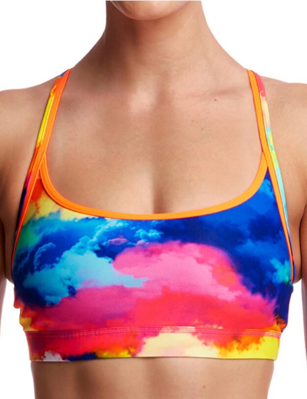 FS02L02177 Funkita Ladies Cumulus Sports Bikini Top - FS02L02177 Cumulus