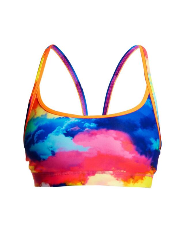 FS02L02177 Funkita Ladies Cumulus Sports Bikini Top - FS02L02177 Cumulus